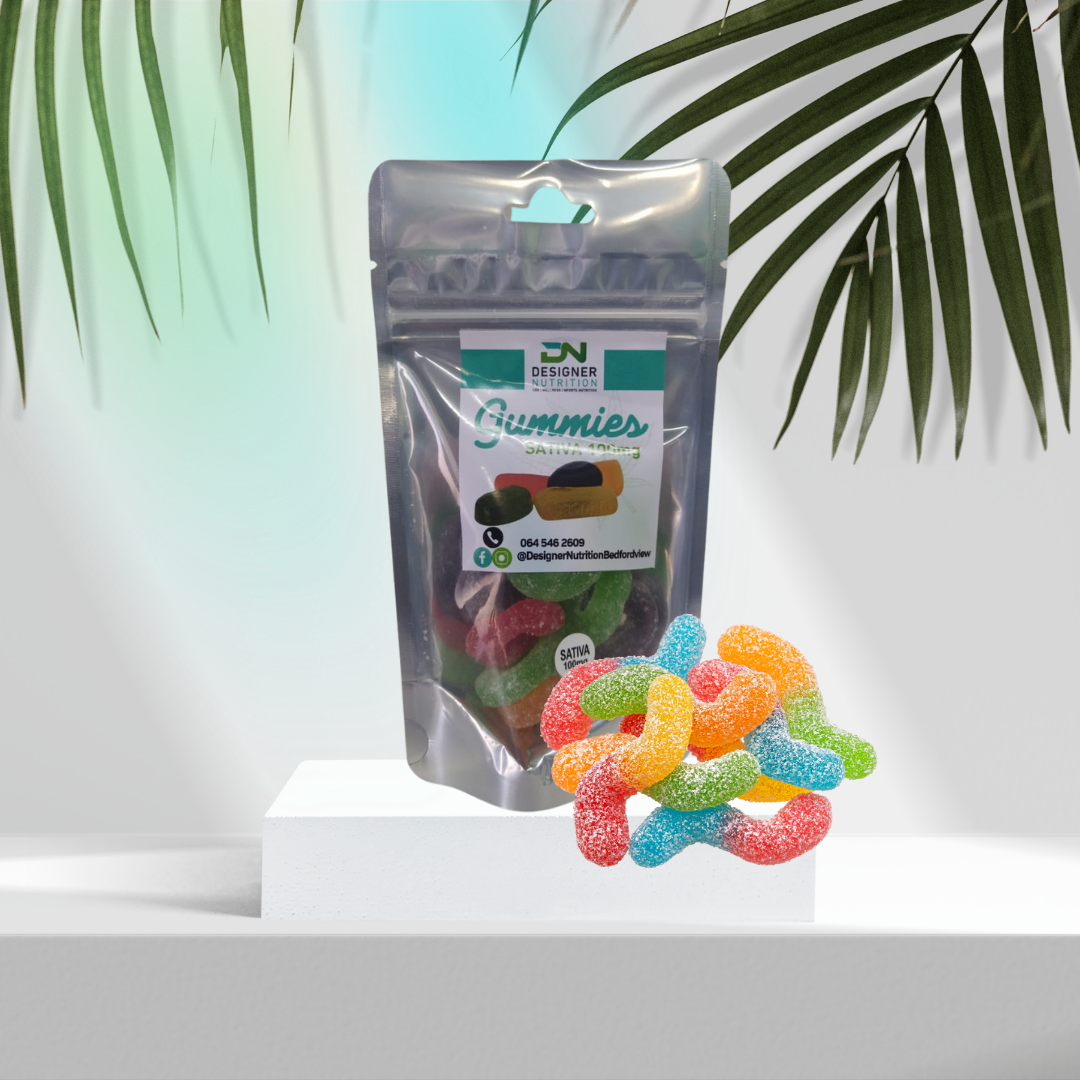 Designer CBD+ Gummy Sour Ring - 10 pack 100mg