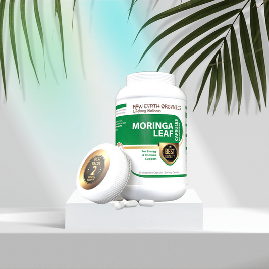 Raw Earth Moringa Leaf - 30 Capsules