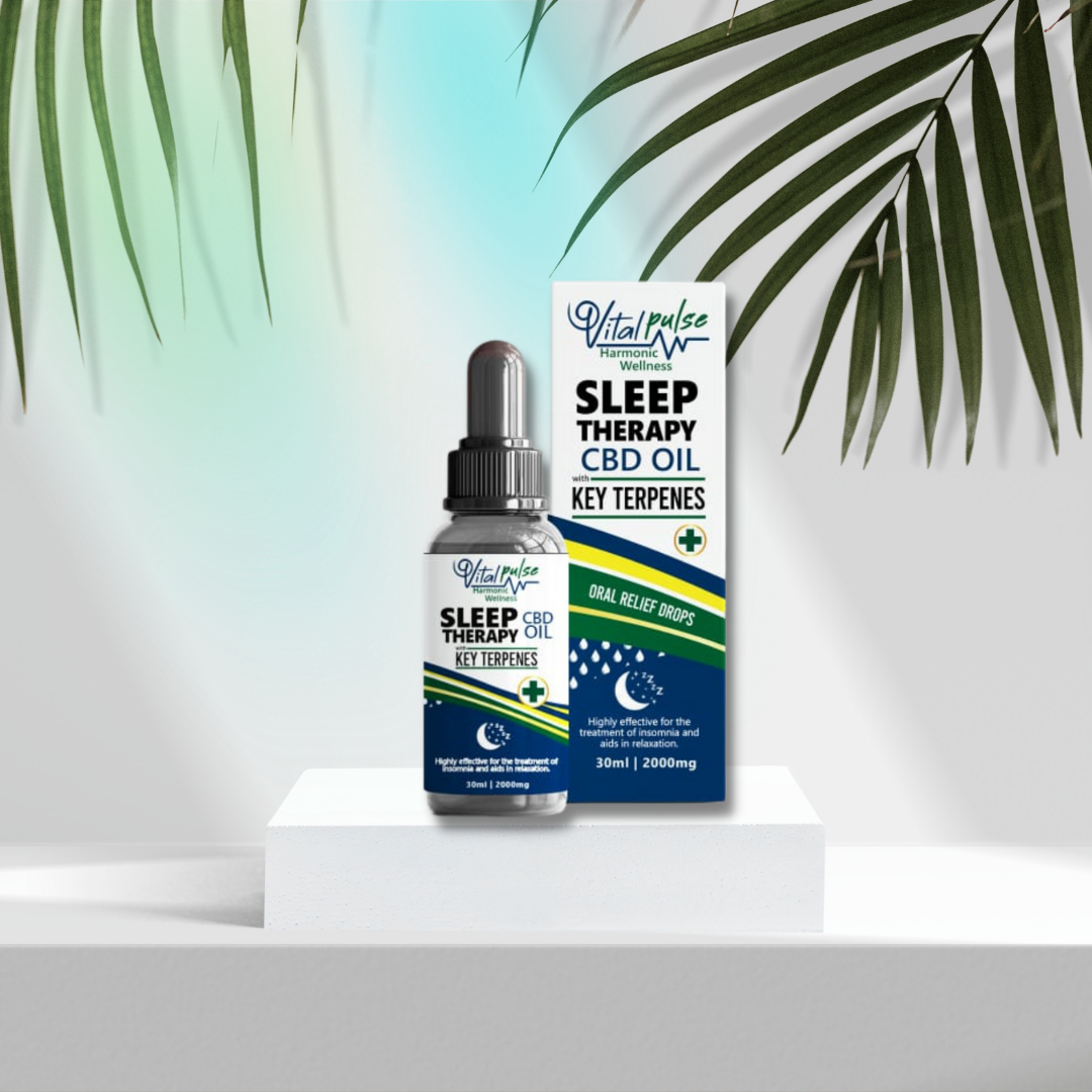 VitalPulse Sleep Therapy CBD Drops - 30ml 2000mg