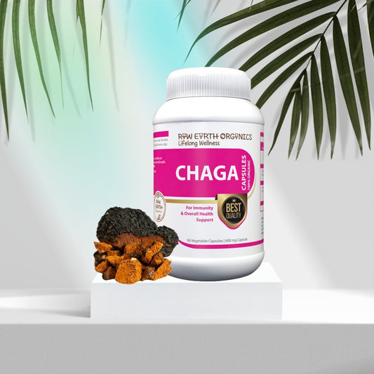 Raw Earth Chaga - 30 Capsules